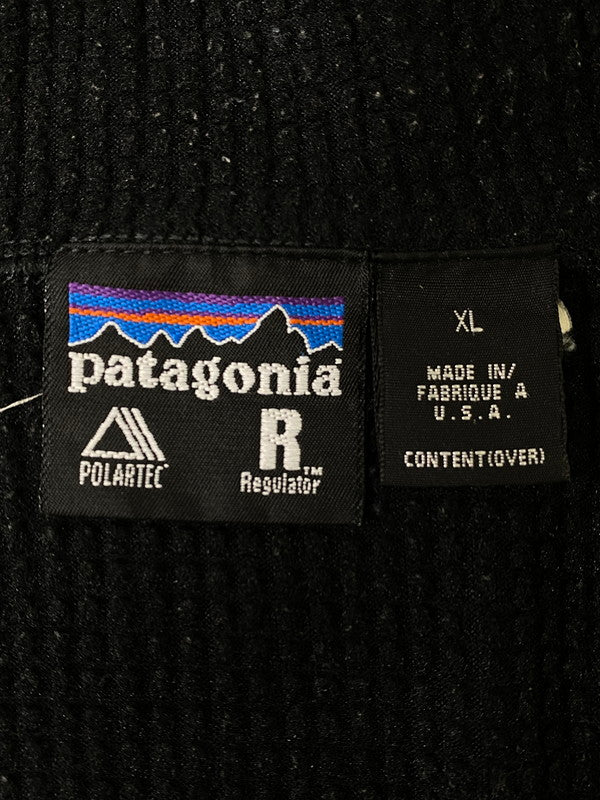 【中古品】【メンズ】 patagonia パタゴニア REGULATOR R1 FLASH PULLOVER レギュレーター R1 フラッシュプルオーバー トップス 144-240228-yn-16-min サイズ：XL カラー：ブラック 万代Net店