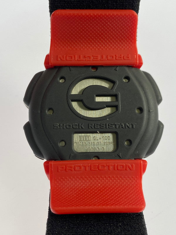 【中古品】【メンズ】  G-SHOCK×COCA-COLA GL-100 "限定コラボ"G-LIDE デジタル クォーツ腕時計 ジーショック×コカ・コーラ 腕時計 時計 196-240321-jt-03-min カラー：ブラック/レッド 万代Net店