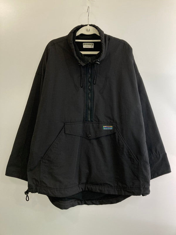 【中古品】【レディース】  FREAK’S STORE HALF ZIP JACKET F22-TKF-35 フリークスストア ハーフジップジャケット アウター 169-240730-yn-15-min サイズ：F カラー：ブラック 万代Net店