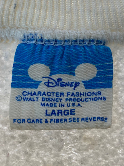 【中古品】【メンズ】  WALT DISNEY WORLD EPCOT CENTER SWEATSHIRT ウォルトディズニーワールド スウェットシャツ トレーナー トップス 146-240304-yn-12-min サイズ：L カラー：ホワイト 万代Net店