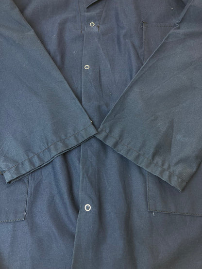 【中古品】【メンズ】  USED SHOPCOAT ユーズド ショップコート アウター 146-240318-yn-26-min サイズ：XL カラー：ネイビー 万代Net店