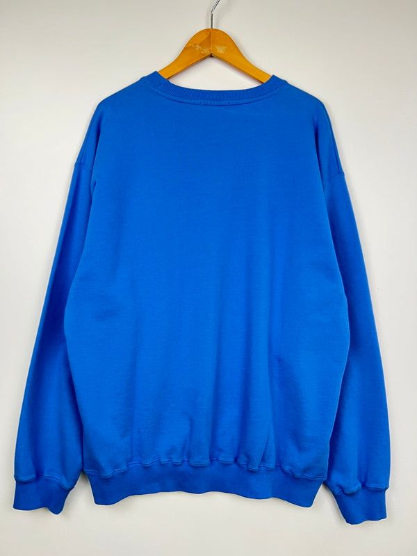 【中古品】【メンズ】 XLARGE エクストララージ RECORDS CREWNECK SWEATSHIRT 101231012003 レコーズ クルーネックスウェットシャツ トップス トレーナー 150-260830-kk-12-hon サイズ：L カラー：ブルー 万代Net店