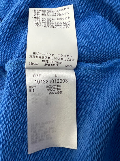 【中古品】【メンズ】 XLARGE エクストララージ RECORDS CREWNECK SWEATSHIRT 101231012003 レコーズ クルーネックスウェットシャツ トップス トレーナー 150-260830-kk-12-hon サイズ：L カラー：ブルー 万代Net店