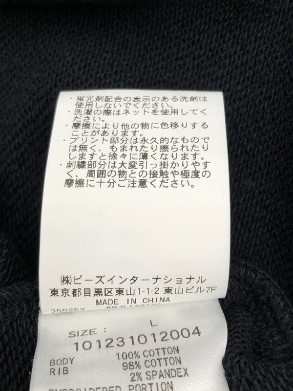 【中古品】【メンズ】 XLARGE エクストララージ HOCKEY CREWNECK SWEAT 101231012004 ホッケー クルーネック スウェット トレーナー 150-260516-na-18-tagh サイズ：L カラー：ブラック 万代Net店