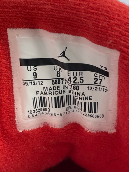 【中古品】【メンズ】 NIKE ナイキ 580775-160 AIR JORDAN 3 RETRO 88 160-240307-ks-08-min サイズ：27cm カラー：WHITE/FIRE RED‐CMNT GREY‐BLACK 万代Net店