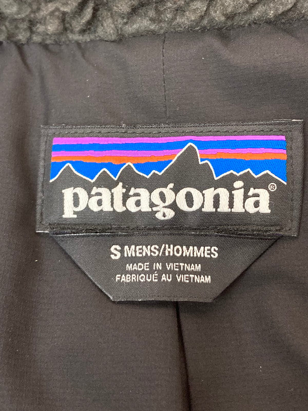 【中古品】【メンズ】 patagonia パタゴニア RECYCLED HIGH PILE FLEECE DOWN JACKET リサイクルハイパイルフリースダウンジャケット アウター 144-240314-yn-05-min サイズ：S カラー：ダークグレー 万代Net店