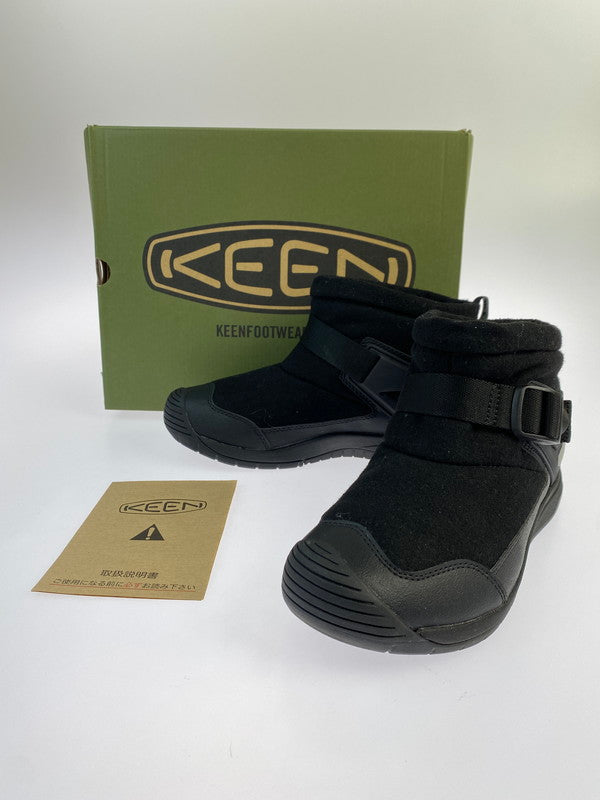 【中古品】【メンズ/レディース】 KEEN キーン 1026794 HOODROMEO MINI SNEAKERS スニーカー シューズ 靴 164-240315-ks-32-min サイズ：25cm カラー：BLACK FELT/BLACK 万代Net店