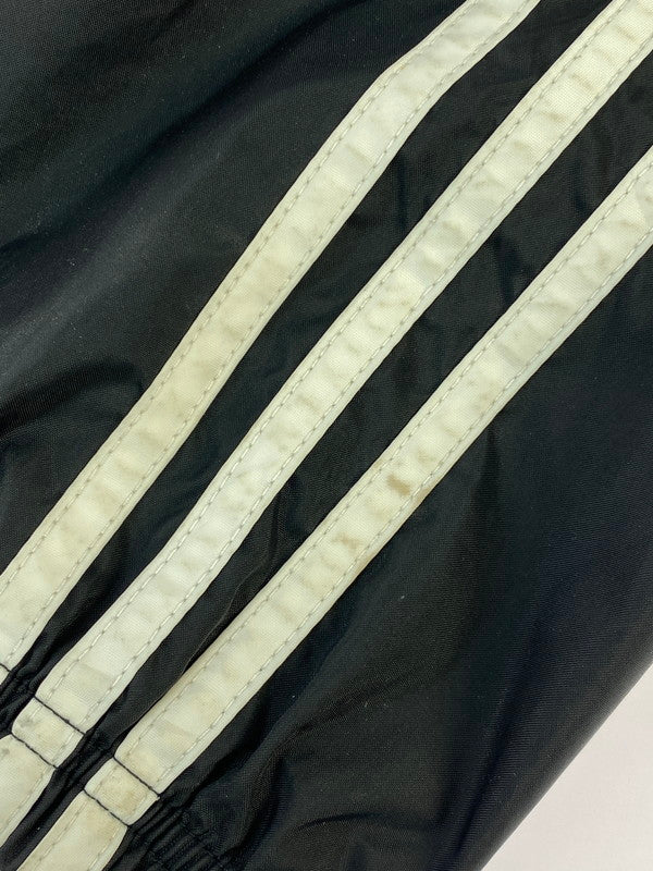 【現状渡し品】【メンズ】 adidas アディダス 90S NYLON HALF ZIP JACKET 1990年代 ナイロン ハーフジップ ジャケット メンズ アウター 146-260410-KS-18-min サイズ：XL カラー：ブラック 万代Net店