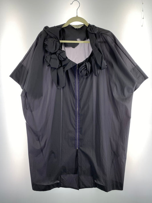 【中古品】【レディース】 NEAR NIPPON 変形ナイロンコート 062-08 ニアーニッポン ライトアウター 168-240530-jt-02-min サイズ：FREE カラー：ダークグレー 万代Net店