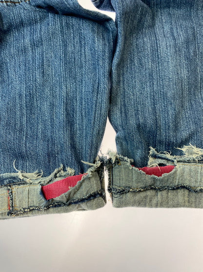 【現状渡し品】【メンズ】  MARITHE FRANCOIS GIRBAUD 90's SHUTTLE DENIM PANTS マリテフランソワジルボー シャトル デニムパンツ ボトムス 157-240831-yn-13-min サイズ：36 カラー：インディゴ 万代Net店