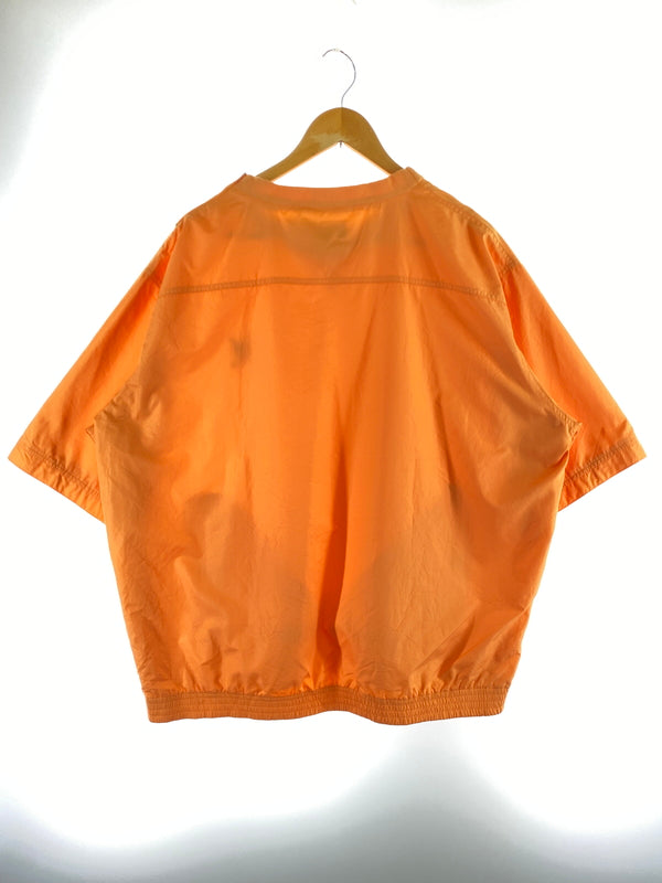 【中古品】【メンズ】 POLO GOLF ポロゴルフ ワンポイント刺繍ロゴ SS NYLON PULLOVER ナイロン プルオーバー 半袖 ショートスリーブ 146-260718-AS-66-min サイズ：XL カラー：オレンジ 万代Net店