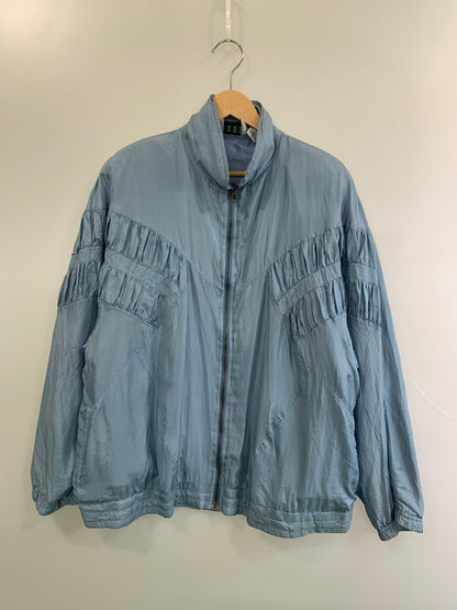 【現状渡し品】【メンズ】 EVR イーヴィーアール SILK JACKET シルクジャケット ナイロンジャケット 146-260611-kt-08-min サイズ：XL カラー：ブルー系 万代Net店