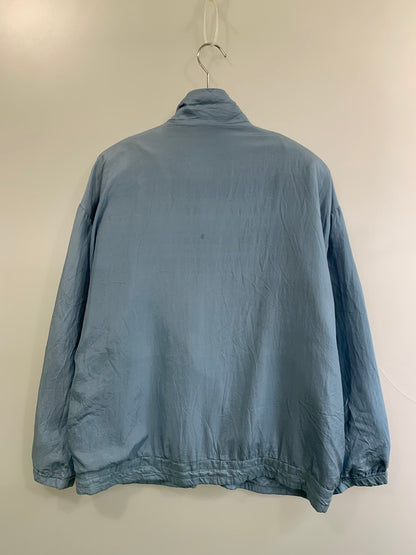 【現状渡し品】【メンズ】 EVR イーヴィーアール SILK JACKET シルクジャケット ナイロンジャケット 146-260611-kt-08-min サイズ：XL カラー：ブルー系 万代Net店