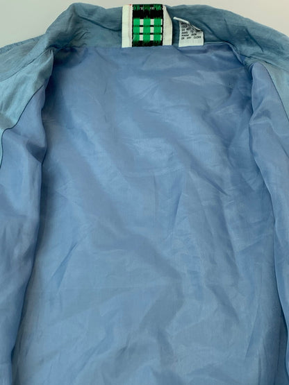 【現状渡し品】【メンズ】 EVR イーヴィーアール SILK JACKET シルクジャケット ナイロンジャケット 146-260611-kt-08-min サイズ：XL カラー：ブルー系 万代Net店