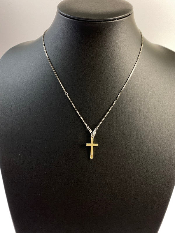 【中古品】【メンズ/レディース】 RADIALL ラディアル SPOON CROSS NECKLACE TOP スプーンクロスネックレス トップ ペンダントトップ 192-240326-jt-10-min カラー：ゴールド 万代Net店