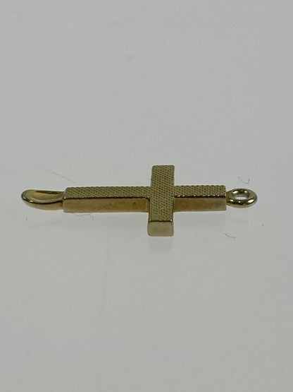 【中古品】【メンズ/レディース】 RADIALL ラディアル SPOON CROSS NECKLACE TOP スプーンクロスネックレス トップ ペンダントトップ 192-240326-jt-10-min カラー：ゴールド 万代Net店