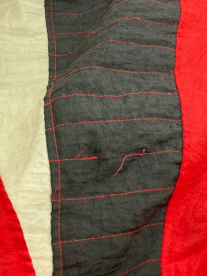 【中古品】【メンズ】 STARTER CHICAGO BULLS NYLON ANORAK JACKET スターター シカゴ ブルズ アノラック ジャケット アウター 146-240401-jt-08-min サイズ：L カラー：レッド 万代Net店