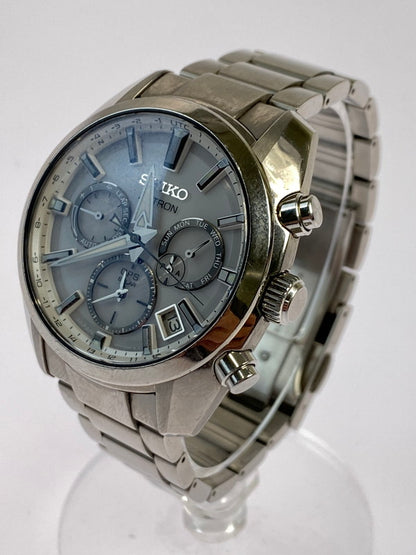 【中古品】【メンズ】 SEIKO セイコー ASTRON アストロン GPS衛星電波腕時計 SBXC047 197-240326-jt-14-min サイズ：腕回り カラー：シルバー 万代Net店