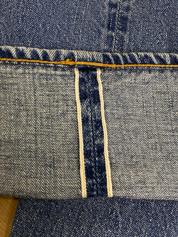 【中古品】【メンズ】 WAREHOUSE ウエアハウス DENIM PANTS LOT.1101 ボタンフライ デニムパンツ ボトムス  156-240514-yn-06-min サイズ：30 カラー：ライトインディゴ 万代Net店