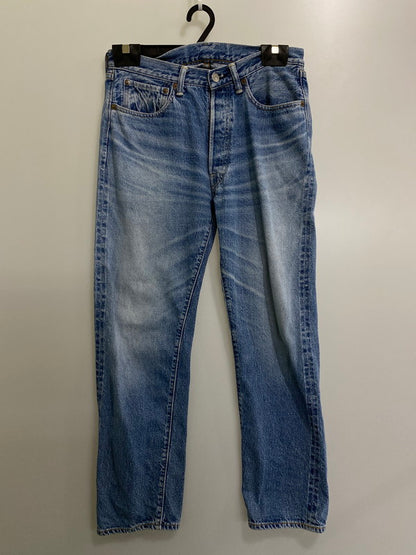 【中古品】【メンズ】 WAREHOUSE ウエアハウス DENIM PANTS LOT.1101 ボタンフライ デニムパンツ ボトムス  156-240514-yn-06-min サイズ：30 カラー：ライトインディゴ 万代Net店