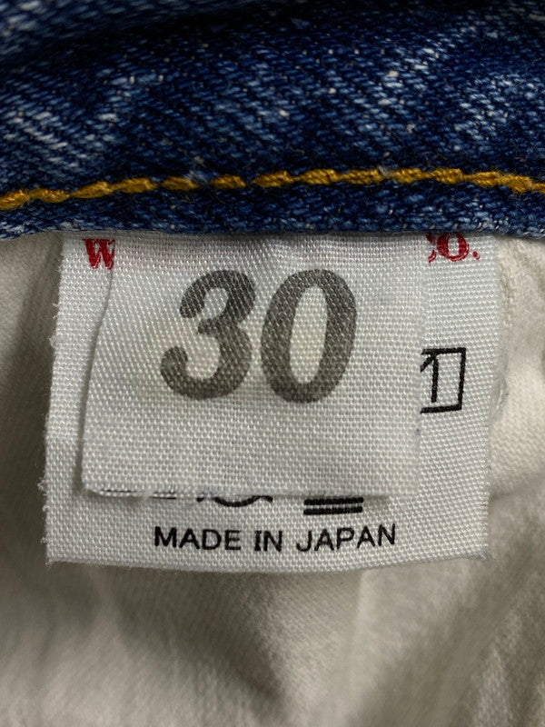 【中古品】【メンズ】 WAREHOUSE ウエアハウス DENIM PANTS LOT.1101 ボタンフライ デニムパンツ ボトムス  156-240514-yn-06-min サイズ：30 カラー：ライトインディゴ 万代Net店