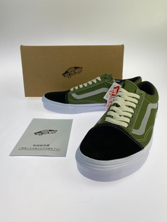 【LIFTる。景品】【中古】【メンズ】 VANS バンズ MIN-NANO ミンナノ V36CF OLDSKOOL オールドスクール スニーカー シューカー 靴 162-240328-me-16-min サイズ：26.0cm US8 カラー：BLACK /M.GREEN 万代Net店