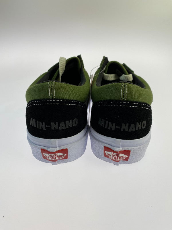 【LIFTる。景品】【中古】【メンズ】 VANS バンズ MIN-NANO ミンナノ V36CF OLDSKOOL オールドスクール スニーカー シューカー 靴 162-240328-me-16-min サイズ：26.0cm US8 カラー：BLACK /M.GREEN 万代Net店