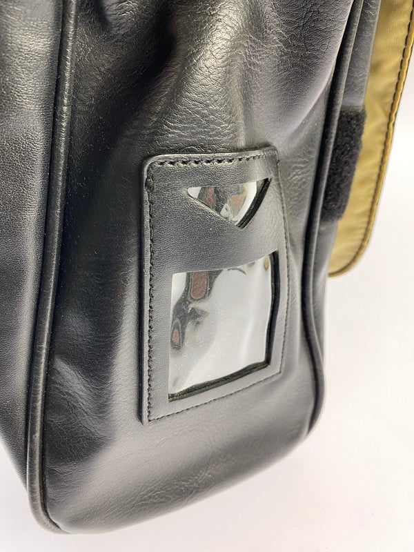 【中古品】【メンズ】 DIESEL ディーゼル MESSENGER BAG ブレイブマンロゴ PUレザー メッセンジャーバッグ カバン 188-240326-yn-19-min カラー：ブラック 万代Net店