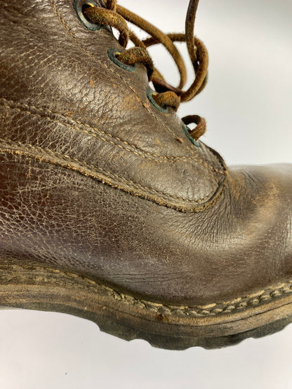 【現状渡し品】【メンズ】  SWEDISH ARMY スウェーデン陸軍 68年製造 60S COMBAT BOOT コンバットブーツ 靴 164-240328-me-19-min サイズ：41 カラー：ブラウン 万代Net店