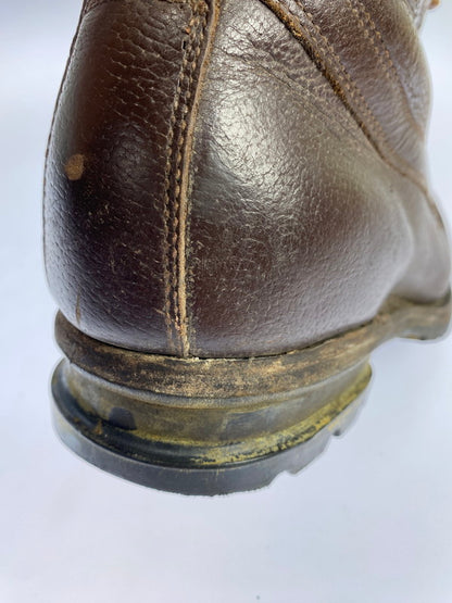 【現状渡し品】【メンズ】  SWEDISH ARMY スウェーデン陸軍 68年製造 60S COMBAT BOOT コンバットブーツ 靴 164-240328-me-19-min サイズ：41 カラー：ブラウン 万代Net店