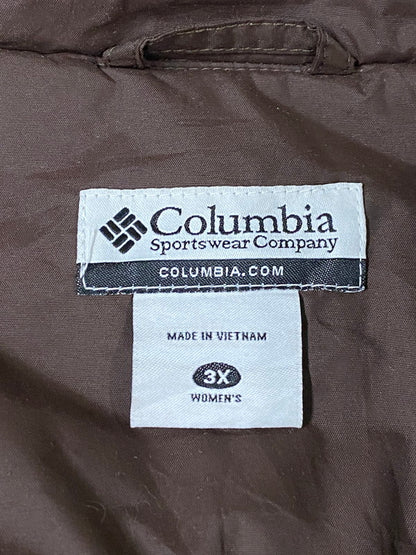 【中古品】【レディース】 Columbia コロンビア 208 WW 5423 マウンテンパーカー アウター 169-240909-me-11-min サイズ：3X カラー：ブラウン 万代Net店