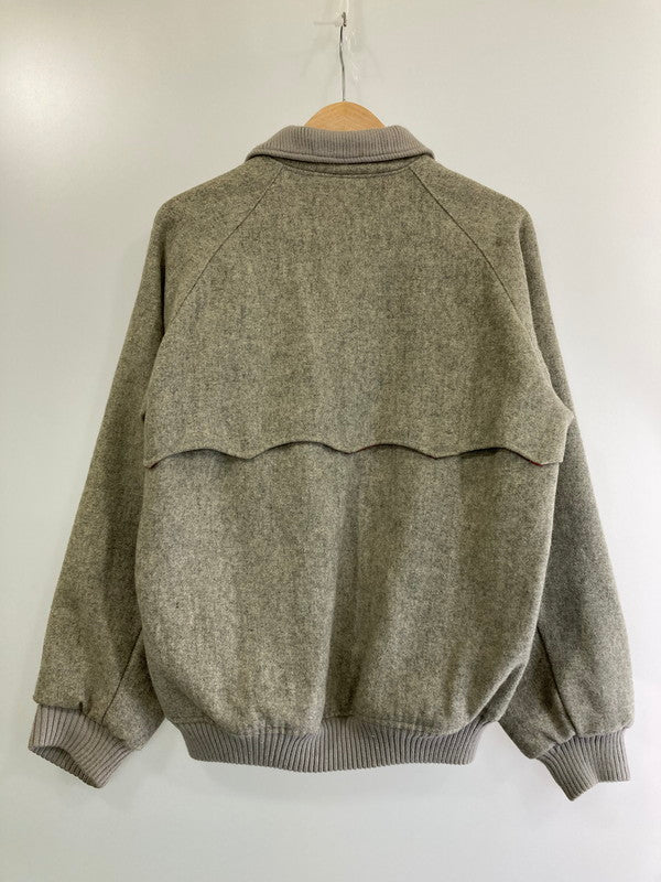 【中古品】【メンズ】 USED WOOL HARRINGTON JACKET ユーズド ウールハリントンジャケット アウター 146-240319-yn-10-min サイズ：L カラー：グレー 万代Net店
