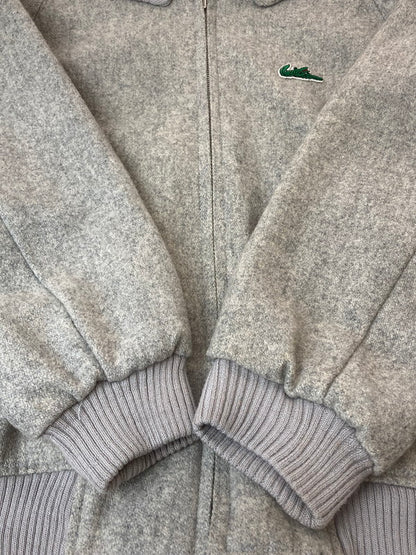 【中古品】【メンズ】 USED WOOL HARRINGTON JACKET ユーズド ウールハリントンジャケット アウター 146-240319-yn-10-min サイズ：L カラー：グレー 万代Net店