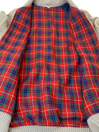 【中古品】【メンズ】 USED WOOL HARRINGTON JACKET ユーズド ウールハリントンジャケット アウター 146-240319-yn-10-min サイズ：L カラー：グレー 万代Net店