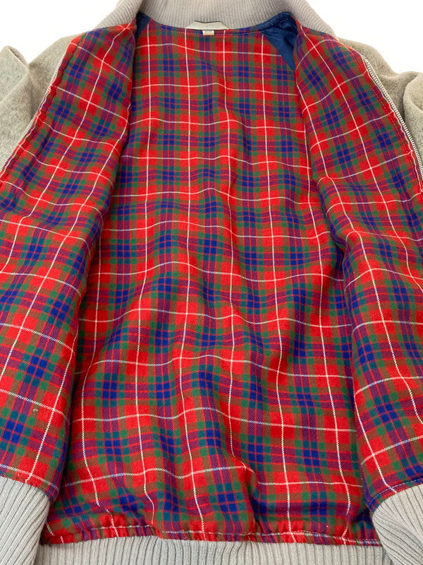 【中古品】【メンズ】  USED WOOL HARRINGTON JACKET ユーズド ウールハリントンジャケット アウター 146-240319-yn-10-min サイズ：L カラー：グレー 万代Net店