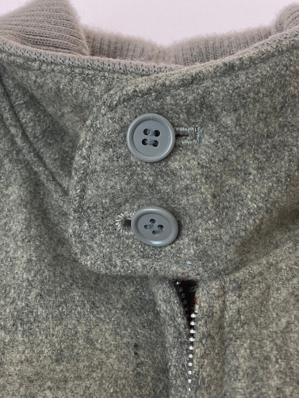 【中古品】【メンズ】 USED WOOL HARRINGTON JACKET ユーズド ウールハリントンジャケット アウター 146-240319-yn-10-min サイズ：L カラー：グレー 万代Net店