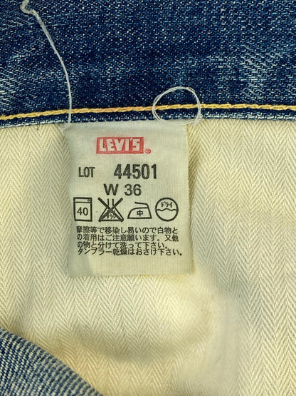 【中古品】【メンズ】 Levi's リーバイス DENIM PANTS 44501 デニムパンツ 日本製 ボタンフライ ボトムス 157-240329-yn-14-min サイズ：W36 カラー：インディゴ 万代Net店