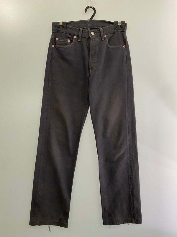 【現状渡し品】【メンズ】 Levi's リーバイス 501-0105 刻印520 USA製 90S 後染め 501 DENIM PANT デニムパンツ ボトムス 157-240719-ks-29-min サイズ：29×34 カラー：グレー系 万代Net店