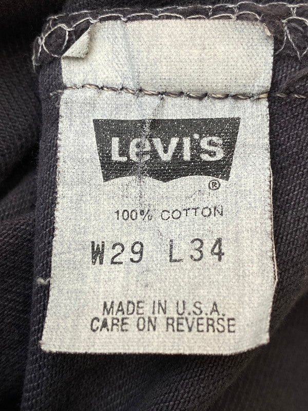 【現状渡し品】【メンズ】 Levi's リーバイス 501-0105 刻印520 USA製 90S 後染め 501 DENIM PANT デニムパンツ ボトムス 157-240719-ks-29-min サイズ：29×34 カラー：グレー系 万代Net店