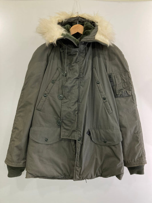 【中古品】【メンズ】  U.S.AIRFORCE-DJ MANUFACTURING CORP社製 8415-00-376-1661 2003年製造 TYPE N-3B FLIGHT JACKET フライトジャケット アウター 146-240401-jt-18-min サイズ：X-SMALL カラー：カーキ系 万代Net店