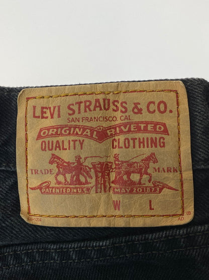 【中古品】【メンズ】 Levi's リーバイス RELAXED FIT DENIM PANT デニムパンツ 後染め ボトムス 157-240417-yn-04-min サイズ：31×32 カラー：ブラック 万代Net店