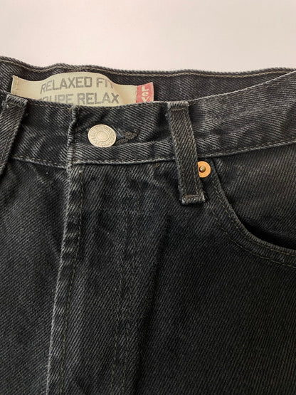 【中古品】【メンズ】 Levi's リーバイス RELAXED FIT DENIM PANT デニムパンツ 後染め ボトムス 157-240417-yn-04-min サイズ：31×32 カラー：ブラック 万代Net店