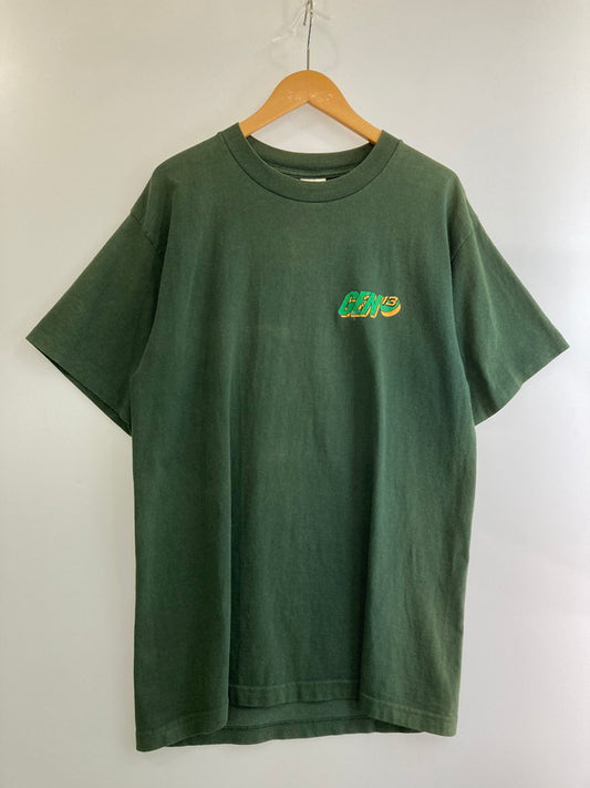 【中古品】【メンズ】  GEN 13TH FEELIN LUCKY？ 90's ANIME TEE 90年代 アニメTシャツ 半袖Tシャツ トップス 146-240323-yn-16-min サイズ：L カラー：グリーン 万代Net店