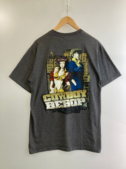 【中古品】【メンズ】  COWBOY BEBOP 90’s ANIME TEE カウボーイビバップ 90年代 アニメTシャツ 半袖Tシャツ トップス 146-240323-yn-15-min サイズ：M カラー：グレー 万代Net店