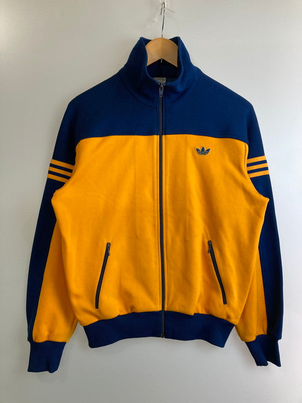 【中古品】【メンズ】 adidas アディダス 60-70's TRACK JACKET 60-70年代 トラックジャケット ジャージ ライトアウター 146-240323-yn-20-min サイズ：4 カラー：ネイビー/イエロー 万代Net店