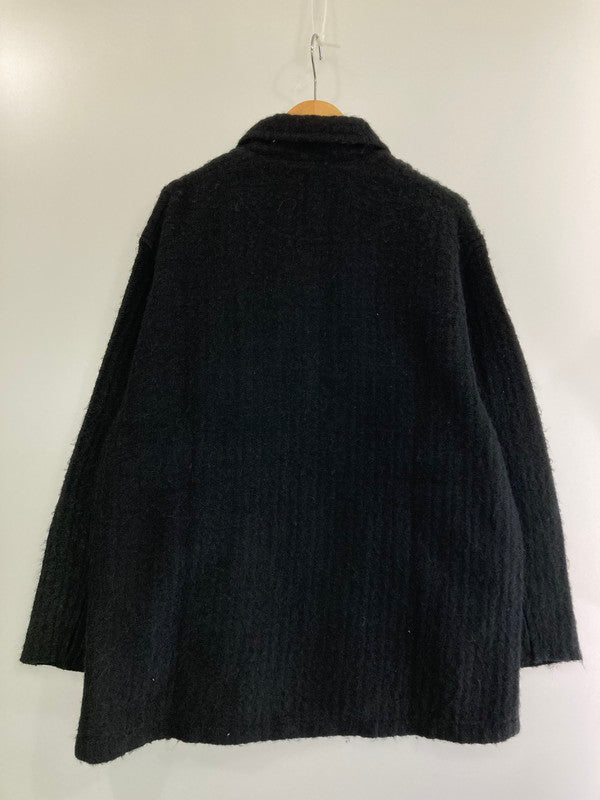 【中古品】【メンズ】  BRUNCH WORKS ブランチワークス WOOL JACKET ウールジャケット アウター 147-240328-me-09-min サイズ：サイズ不明 カラー：ブラック 万代Net店