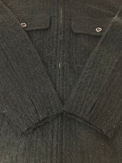 【中古品】【メンズ】  BRUNCH WORKS ブランチワークス WOOL JACKET ウールジャケット アウター 147-240328-me-09-min サイズ：サイズ不明 カラー：ブラック 万代Net店