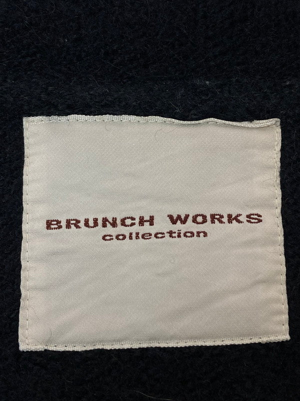 【中古品】【メンズ】  BRUNCH WORKS ブランチワークス WOOL JACKET ウールジャケット アウター 147-240328-me-09-min サイズ：サイズ不明 カラー：ブラック 万代Net店