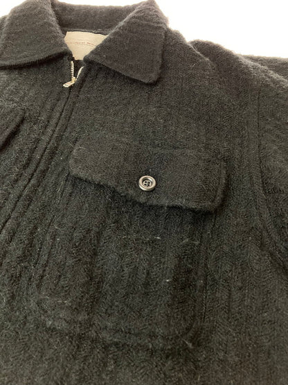 【中古品】【メンズ】 BRUNCH WORKS ブランチワークス WOOL JACKET ウールジャケット アウター 147-240328-me-09-min サイズ：サイズ不明 カラー：ブラック 万代Net店