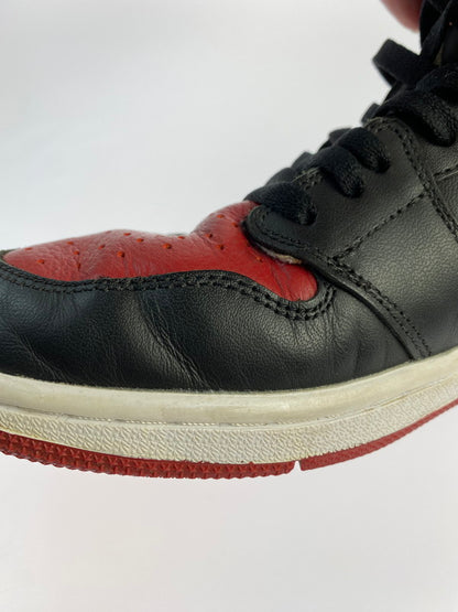 【中古品】【メンズ】  NIKE ナイキ 555088 001 AIR JORDAN 1 RETRO HIGH OG SNEAKER エアジョーダン レトロ スニーカー シューズ 靴 160-240329-AB-12-min サイズ：28cm カラー：BLACK/VARSITY RED-WHITE 万代Net店